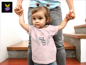 - Mommyś Precious Angel Baby Short Sleeve Tee - kids tee at TFC&H Co.