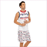 White Money Magnet Men's Basketball Clothing Set - men's top & short set at TFC&H Co.