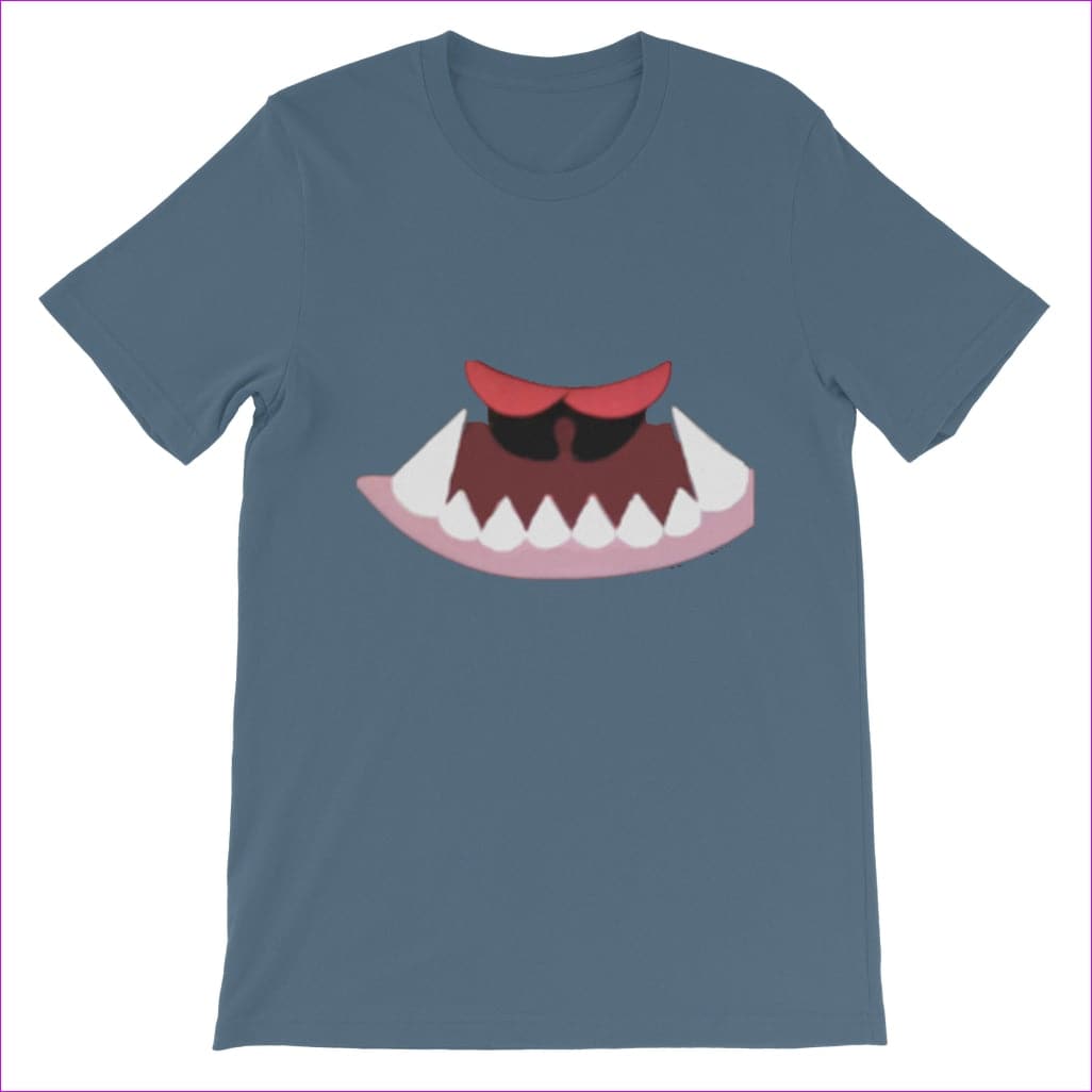 Indigo Monster Mouth Monster Kids Classic T-Shirt - 12 colors - kids tee at TFC&H Co.