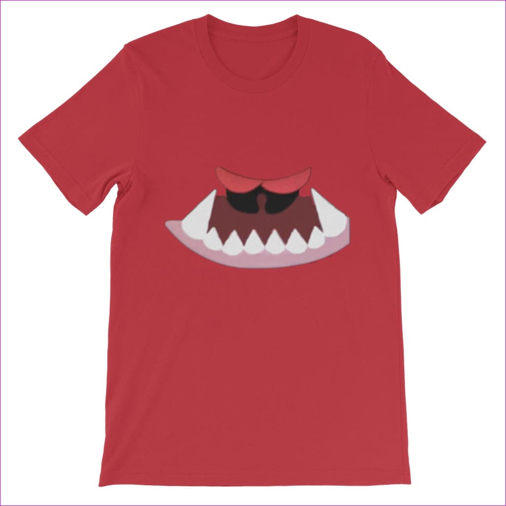 Red Monster Mouth Monster Kids Classic T-Shirt - 12 colors - kids tee at TFC&H Co.