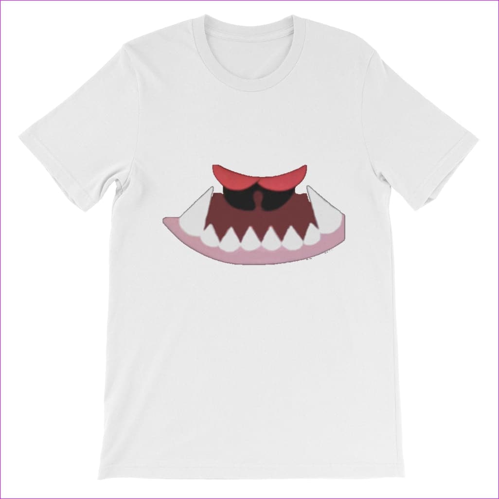 White Monster Mouth Monster Kids Classic T-Shirt - 12 colors - kids tee at TFC&H Co.