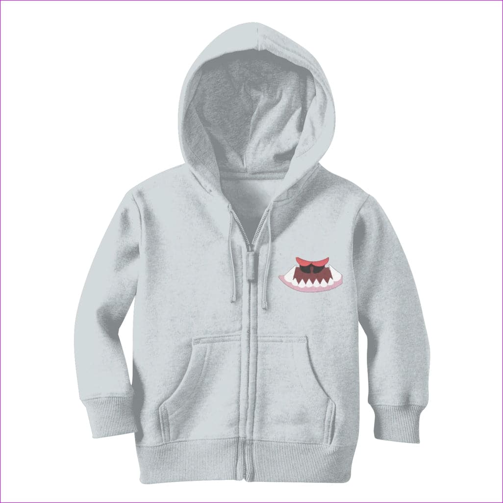 Monster Mouth Monster Kids Classic Zip Hoodie - kids hoodie at TFC&H Co.