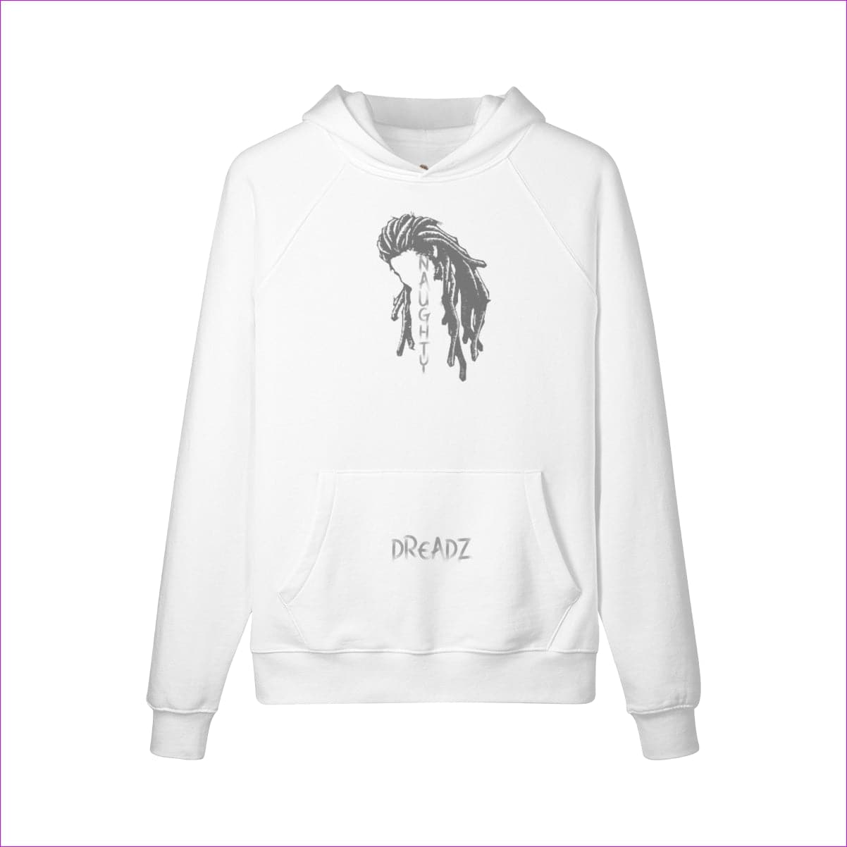 White Naughty Dreadz Fleece Hoodie - 5 colors - men's hoodie at TFC&H Co.
