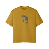 Vintage Yellow - Naughty Dreadz Washed Raw Edge T-shirt - 8 colors - mens t-shirt at TFC&H Co.