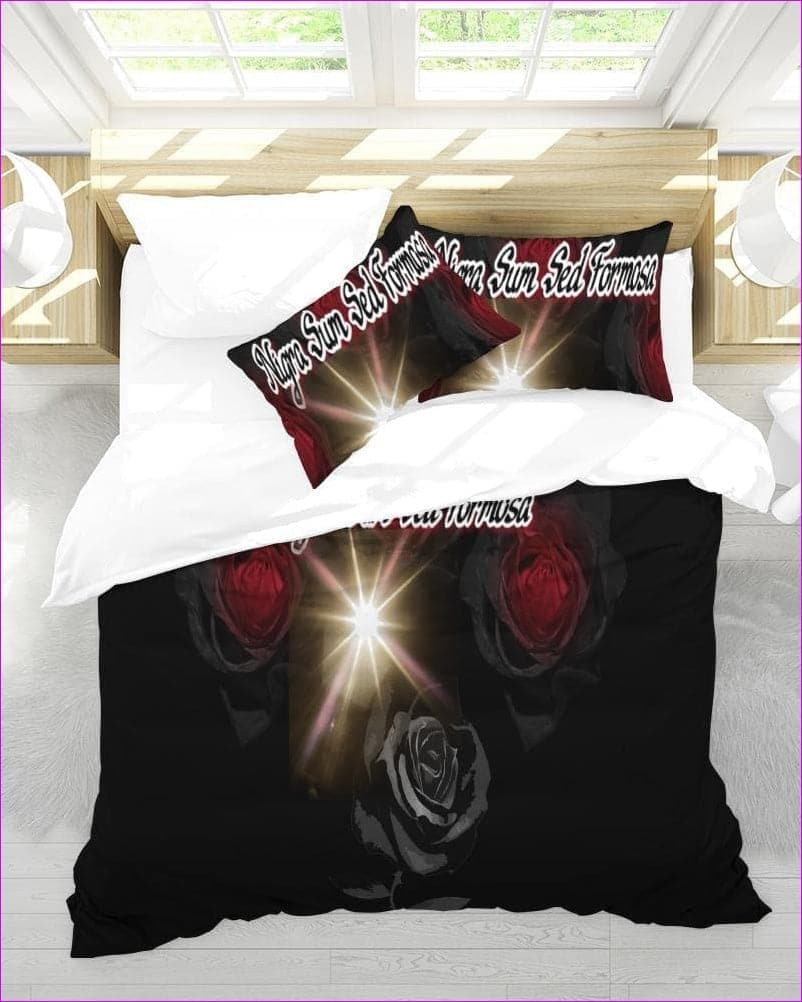 - Nigra Sum Sed Formosa Home Queen Duvet Cover Set - bedding at TFC&H Co.