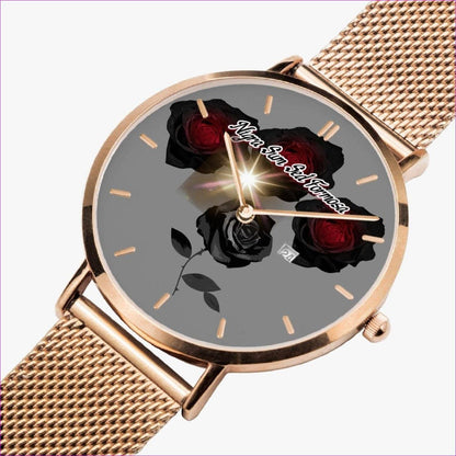 Nigra Sum Sed Formosa Stainless Steel Perpetual Calendar Quartz Watch - watch at TFC&H Co.