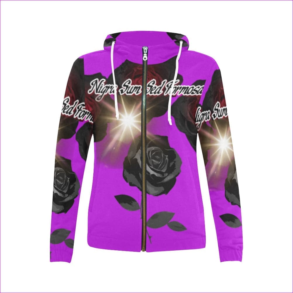 - Nigra Sum Sed Formosa Womens Zip Hoodie - 7 colors - womens hoodie at TFC&H Co.