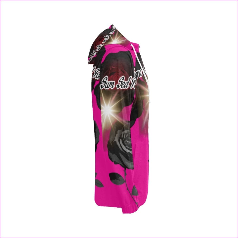 Nigra Sum Sed Formosa - blue Women's All Over Print Full Zip Hoodie (Model H14) Nigra Sum Sed Formosa Womens Zip Hoodie - 7 colors - women's hoodie at TFC&H Co.