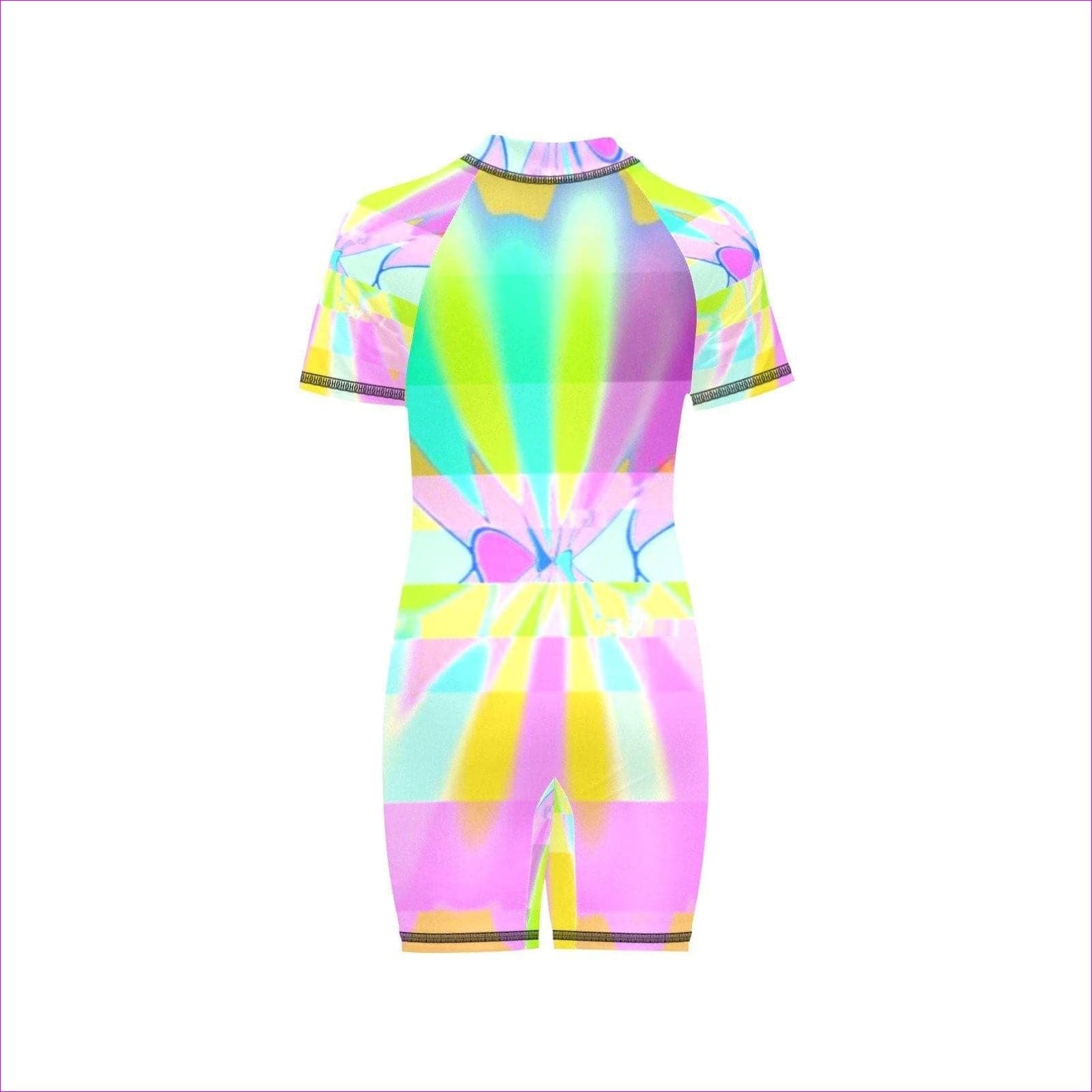 - Northern Lights Girls Short Sleeve One-Piece Swimsuit - kids swimsuit at TFC&H Co.