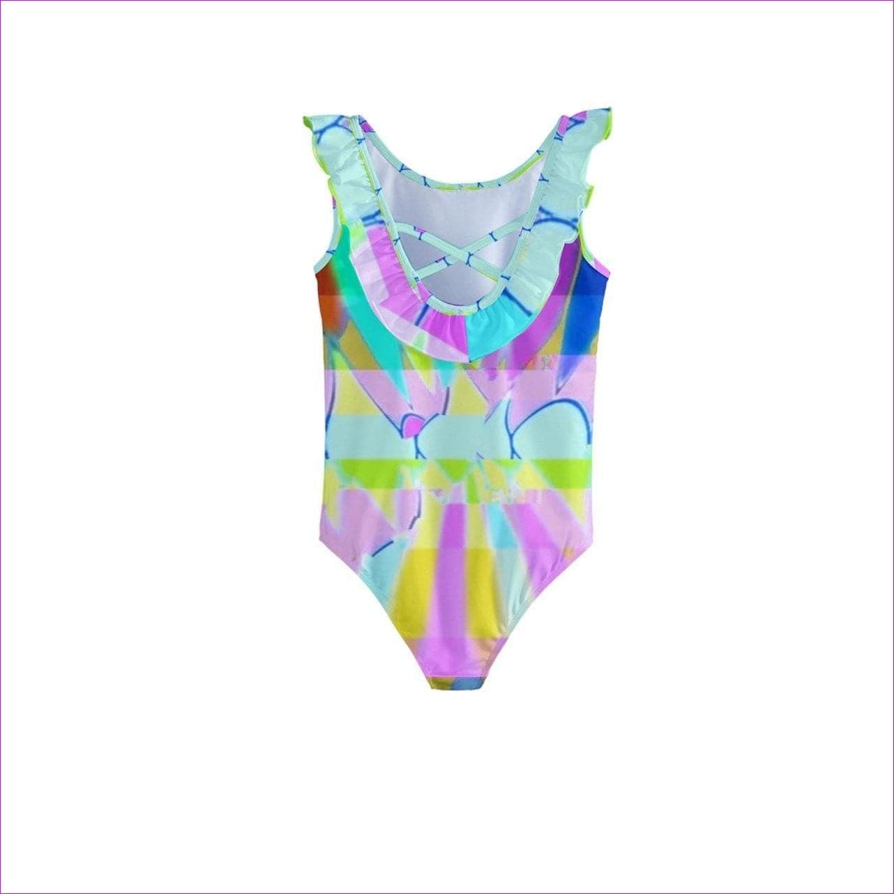 Northern Lights Kids Frill Swimsuit - kid's swimsuit at TFC&H Co.