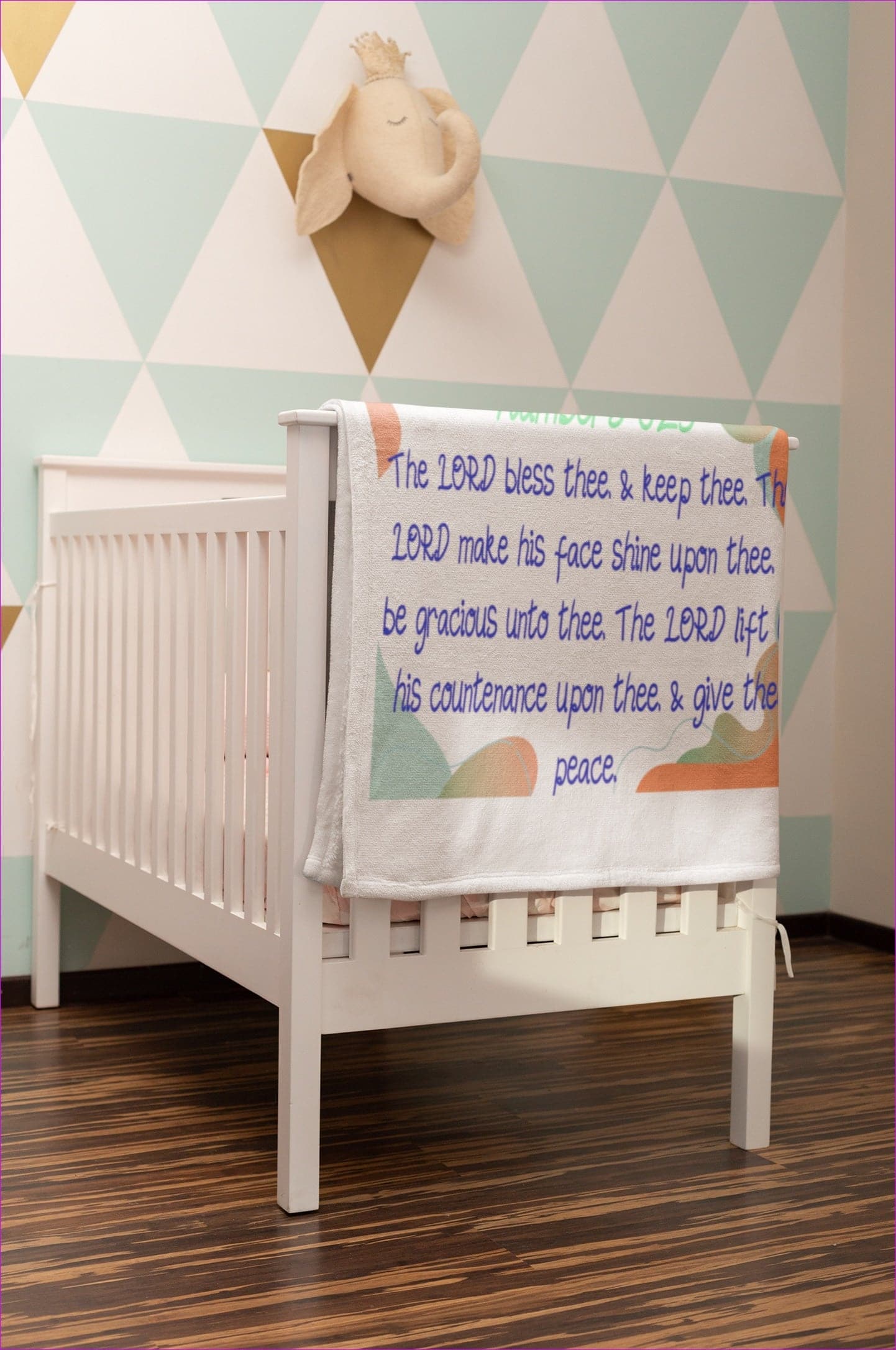 Numbers 6:23 Home Cozy Plush Fleece Blanket - 50x60 - bedding at TFC&H Co.
