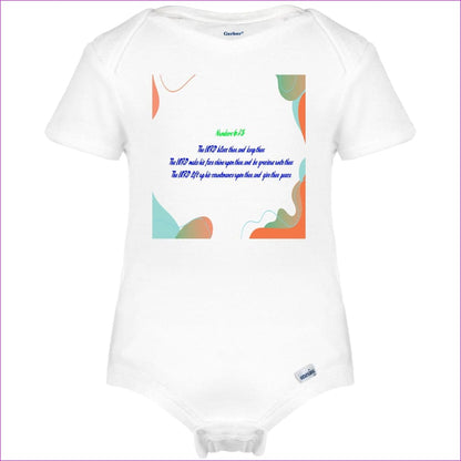 White Numbers 6:23 Infant Onesies - infant onesie at TFC&H Co.