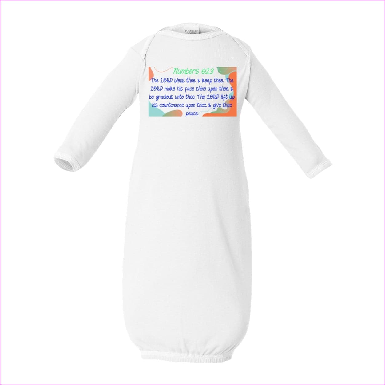 NB White Numbers 6:23 Newborn Layette - layette at TFC&H Co.