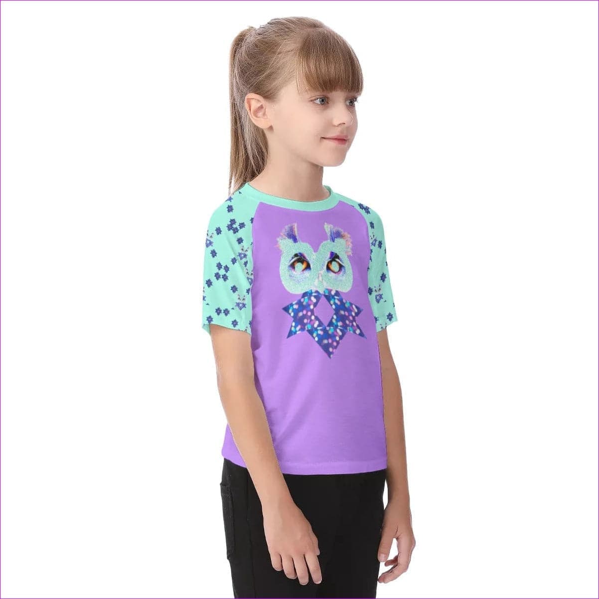 Owl-Some Kids Raglan Sleeve T-shirt - Kid's t-shirt at TFC&H Co.