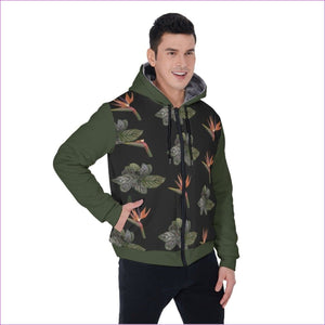 - Paradise 2 Men's Sherpa Fleece Zip Up Hoodie - mens sherpa hoodie at TFC&H Co.