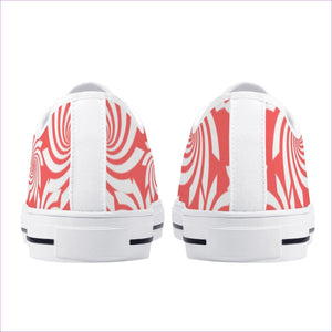 - Pastel Candy Rubber Outsoles Low-Top Canvas Shoes - White - canvas shoes at TFC&H Co.