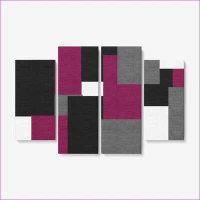 - Patchwork Home 4 Piece Canvas Wall Art for Living Room - 4x12"x32 - Wall art at TFC&H Co.
