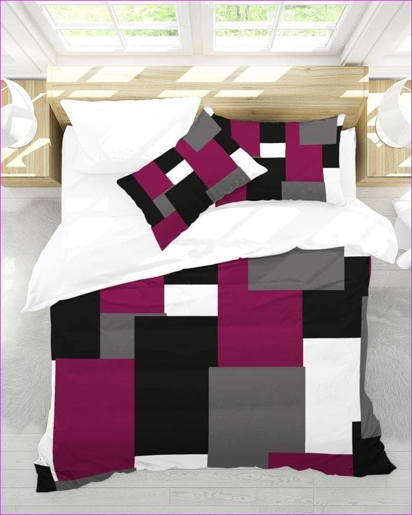 - Patchwork Home Queen Duvet Cover Set - bedding at TFC&H Co.