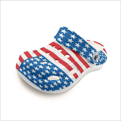 Red/White/Blue 9KID Patriotic Kids Classic Clogs - kid's clogs at TFC&H Co.
