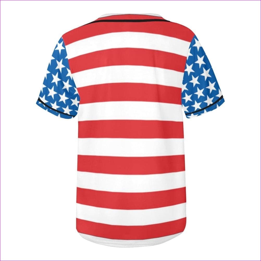 - Patriotic Men's Baseball Jersey - mens baseball jersey at TFC&H Co.