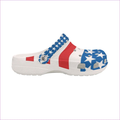 Red/White/Blue - Patriotic Womens Classic Clogs - womens clogs at TFC&H Co.