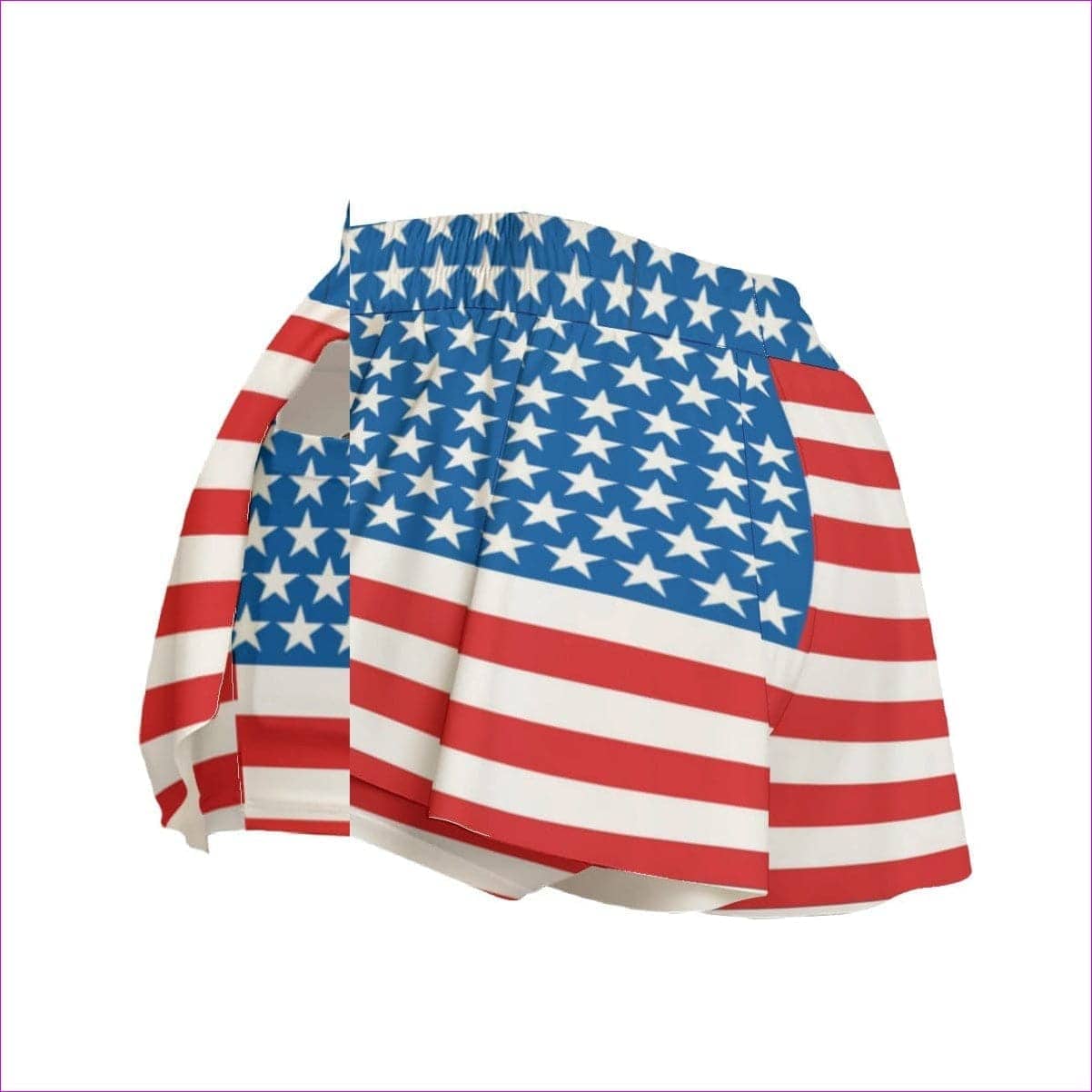 - Patriotic Womens Sport Culottes With Pocket - womens culottes at TFC&H Co.