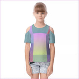 multi-colored - Paxx 2 Kids Cold Shoulder T-shirt - Kids t-shirt at TFC&H Co.