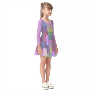 Paxx 2 Kids Girls Long Sleeve Dress - kid's dress at TFC&H Co.
