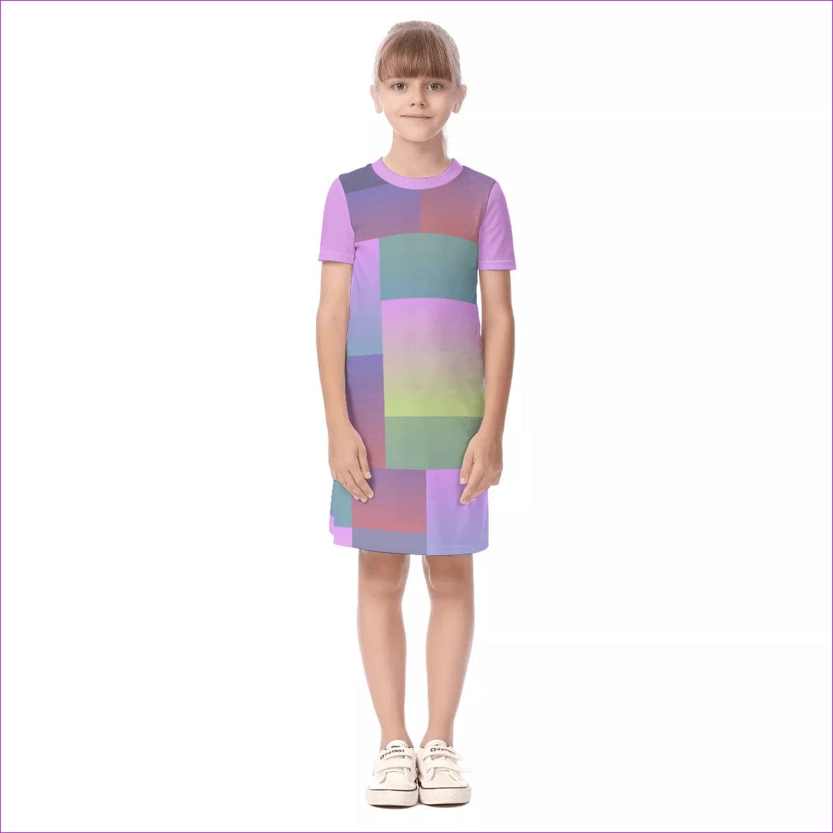 Paxx 2 Kids Girls Short Sleeve Dress - kid's dress at TFC&H Co.