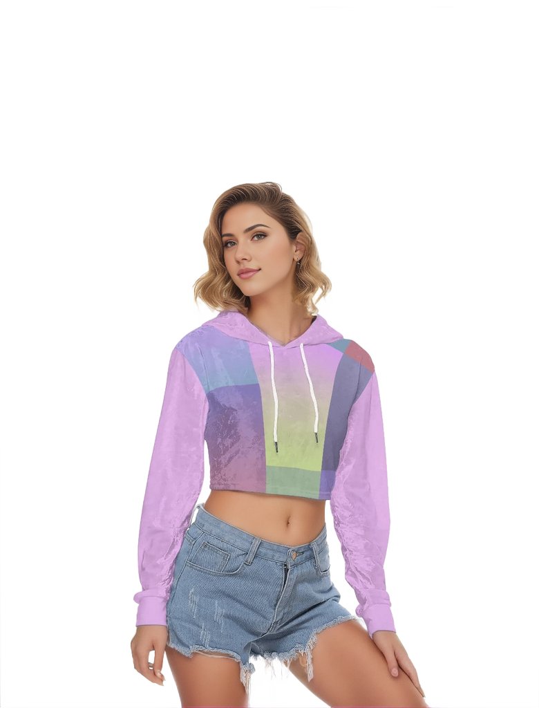 - Paxx 2 Womens Crop Top Hoodie|Velvet - womens cropped hoodie at TFC&H Co.