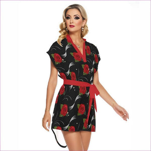 - Pearls & Roses Womens Casual Dress With Belt - womens dress at TFC&H Co.