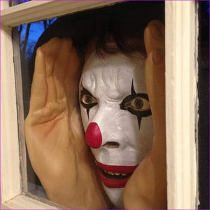Scary Clown Peeper Halloween Decoration - Halloween Decoration at TFC&H Co.
