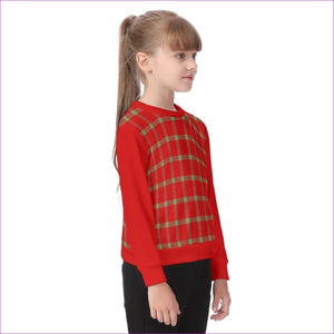 - Perfusion Plaid Kids Thicken Sweater - kids sweater at TFC&H Co.