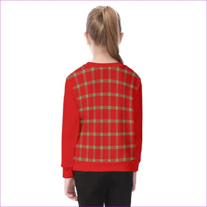 - Perfusion Plaid Kids Thicken Sweater - kids sweater at TFC&H Co.