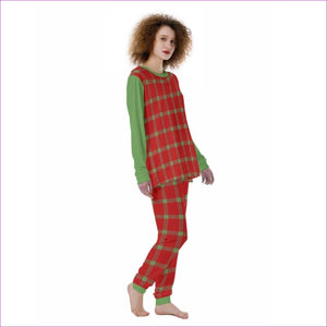 - Perfusion Plaid Womens Pajamas - womens pajama set at TFC&H Co.