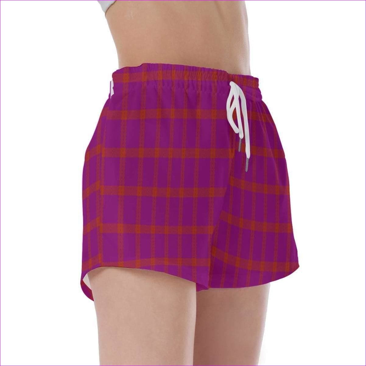 Perfusion Plaid Womens Short Shorts - women's shorts at TFC&H Co.