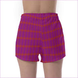 pink - Perfusion Plaid Womens Short Shorts - womens shorts at TFC&H Co.