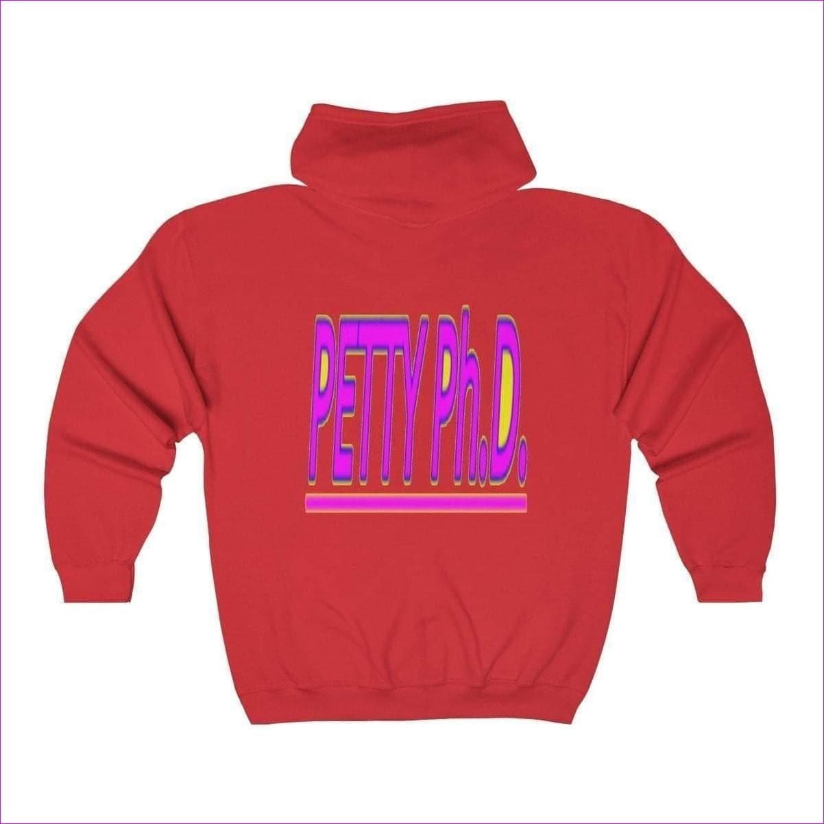 Red Petty Ph.D. Unisex Heavy Blend™ Full Zip Hooded Sweatshirt Voluptuous (+) Size Available - Women's Hoodie at TFC&H Co.