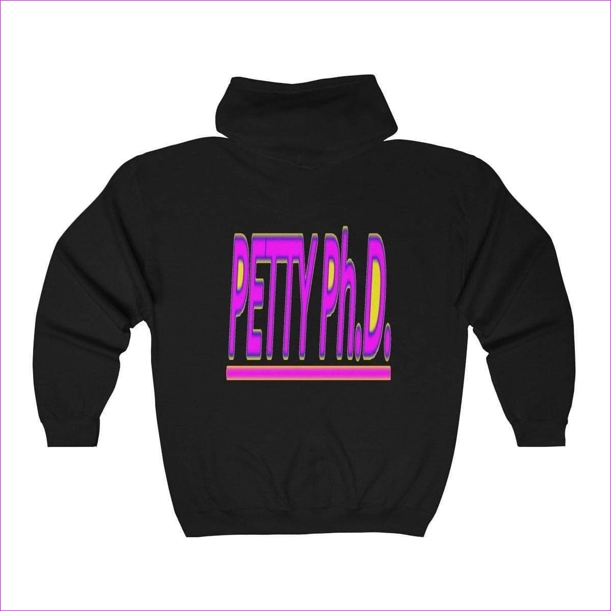 Black Petty Ph.D. Unisex Heavy Blend™ Full Zip Hooded Sweatshirt Voluptuous (+) Size Available - Women's Hoodie at TFC&H Co.