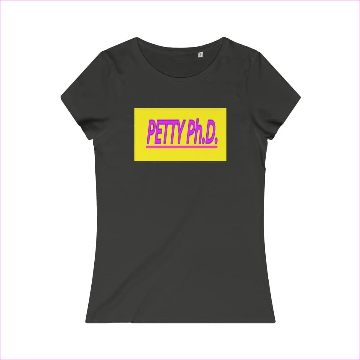 Anthracite Petty Ph.d. Womens Organic Tee 2 - Women's T-Shirt at TFC&H Co.