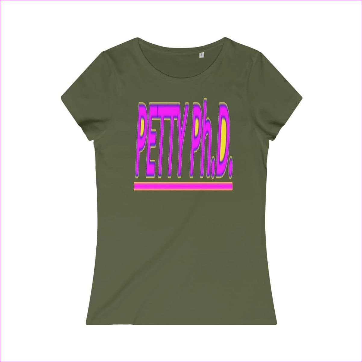 Khaki Petty Ph.d. Womens Organic Tee - Women's T-Shirt at TFC&H Co.