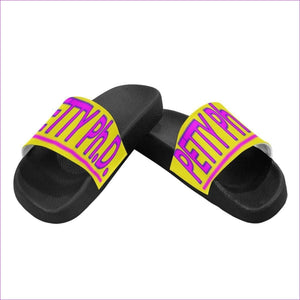 Petty P.h.D Word Slides Women's Slide Sandals(Model 057) - Petty Womens Ret To Go Slides - womens shoe at TFC&H Co.