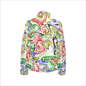 3XL - Picasso Womens Stand Collar Padded Lightweight Bomber Jacket - womens bomber Jackets at TFC&H Co.