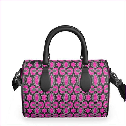 Pink Star Luxury Leather Mini Denbigh Duffle Bag - Mini Denbigh Duffle bag at TFC&H Co.