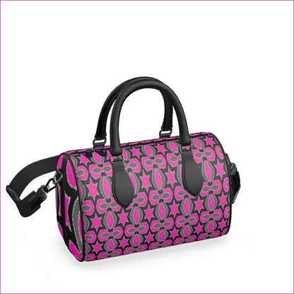 Pink Star Luxury Leather Mini Denbigh Duffle Bag - Mini Denbigh Duffle bag at TFC&H Co.
