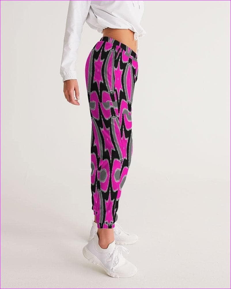 Pink Star Womens Track Pants - women's track pants at TFC&H Co.