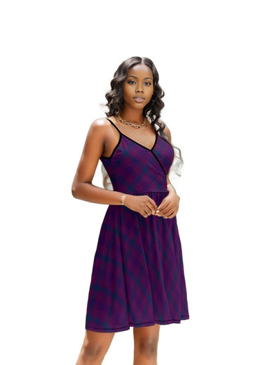 - Plaid Women's Elegant Suspender Dress - 5 colors - womens dress at TFC&H Co.