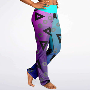 - Playful Women's Flare Leggings - Flare Leggings - AOP at TFC&H Co.