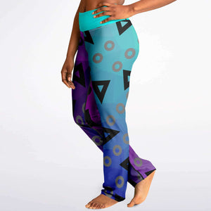 - Playful Women's Flare Leggings - Flare Leggings - AOP at TFC&H Co.