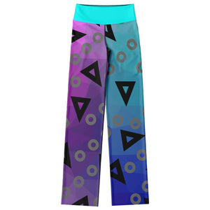 - Playful Women's Flare Leggings - Flare Leggings - AOP at TFC&H Co.